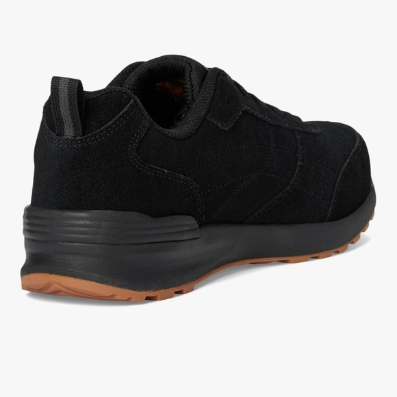 SKETCHERS Black and Tan Suede Sneakers/Work Shoes NTW Men's SIZE 9.5 - Picture 3 of 15